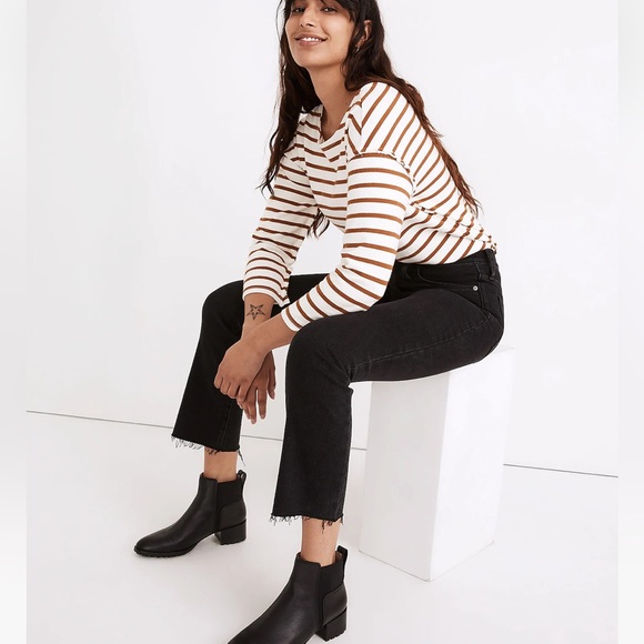 Madewell Petite Cali Demi-Boot Jeans in Edmunds Wash: Raw-Hem Edition - Picture 3 of 7